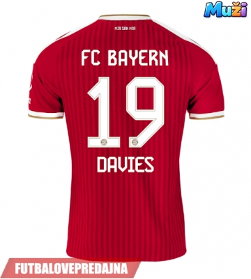 Lacne Muži Futbalové dres Bayern Munich Alphonso Davies #19 2026-27 Krátky Rukáv - Domáci